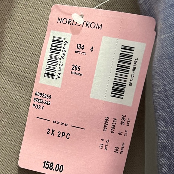 New Carol Anderson II Blue Linen Dress - Picture 7 of 7